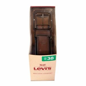 Levi Mens Leather Belt Size 38